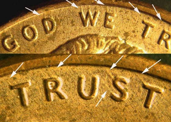 2006P-1DEO-026T Trail Die Obverse