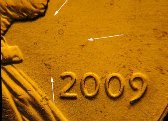 2009P-1DEO-001T Trail Die Obverse