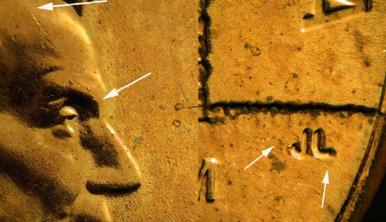 2009P-1DEO-005T Trail Die Obverse
