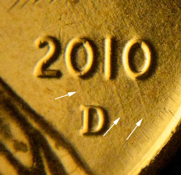 2010D-1DEO-004T Trail Die Obverse