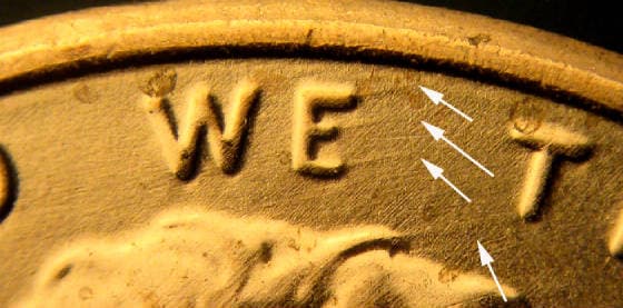 2010P-1DEO-005T Trail Die Obverse