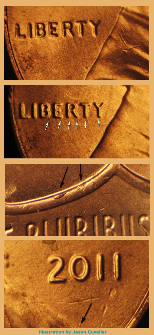2011-1DEO-005T Trail Die Obverse