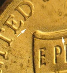 2011P-1DEO-014T Trail Die Obverse