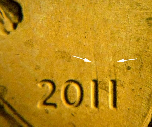 2011P-1DEO-019T Trail Die Obverse