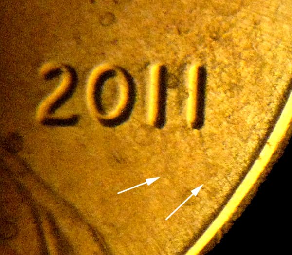 2011P-1DEO-020T Trail Die Obverse