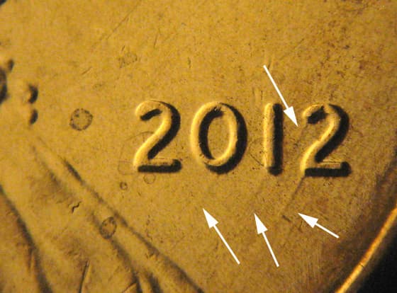 2012P-1DEO-018T Trail Die Obverse