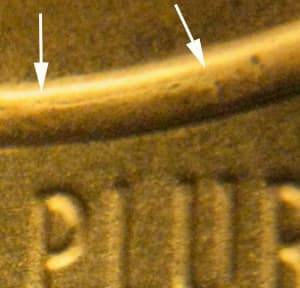 2012P-1DEO-023T Trail Die Obverse