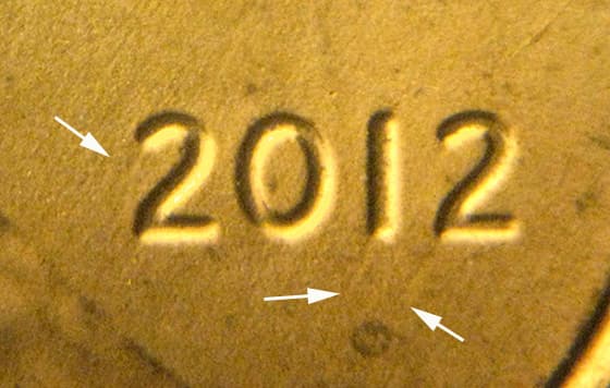 2012P-1DEO-034T Trail Die Obverse