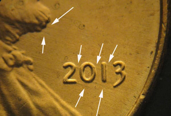 2013P-1DEO-008T Trail Die Obverse