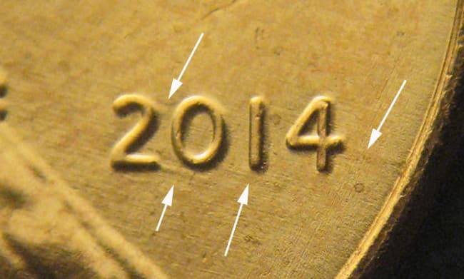 2014P-1DEO-002T Trail Die Obverse