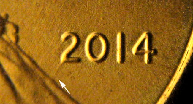 2014P-1DEO-010T Trail Die Obverse