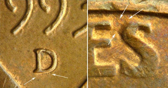 1993D-1DER-022T Trail Die Reverse