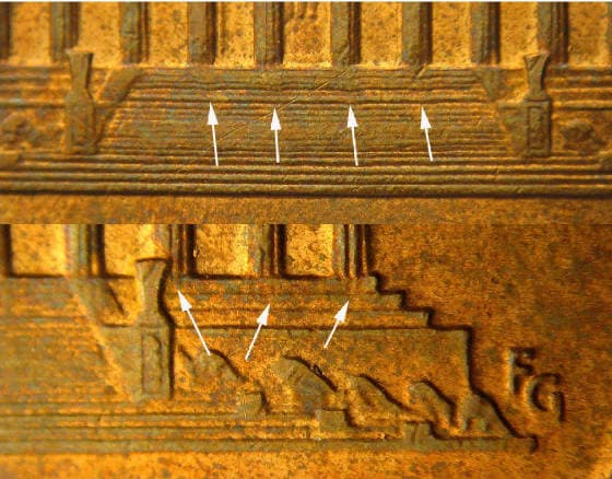1995D-1DER-006WS Trail Die Reverse
