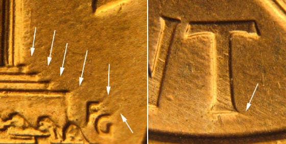2001D-1DER-003T Trail Die Reverse