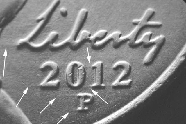 2012P-5DEO-001T Trail Die Obverse