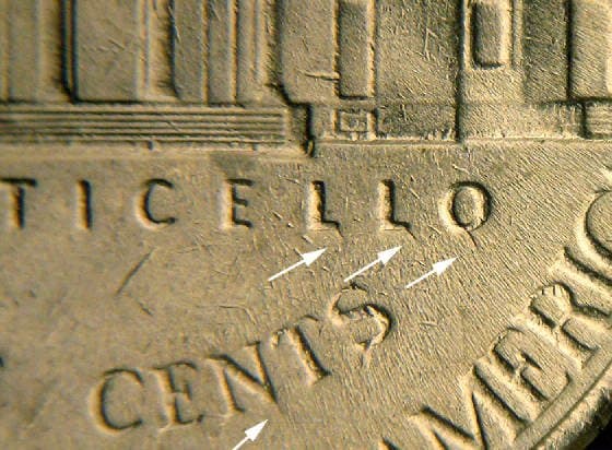 Trail Die Reverse error coin