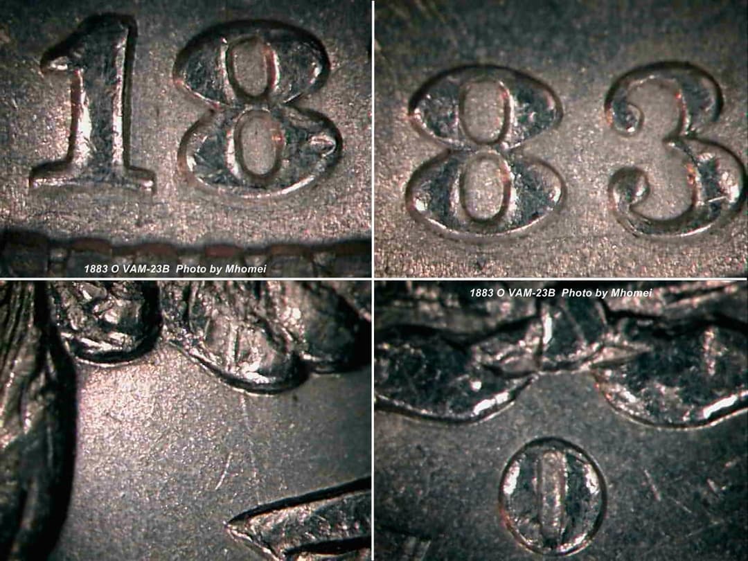 VAM Variety, Repunched Date, Die Scratch error coin