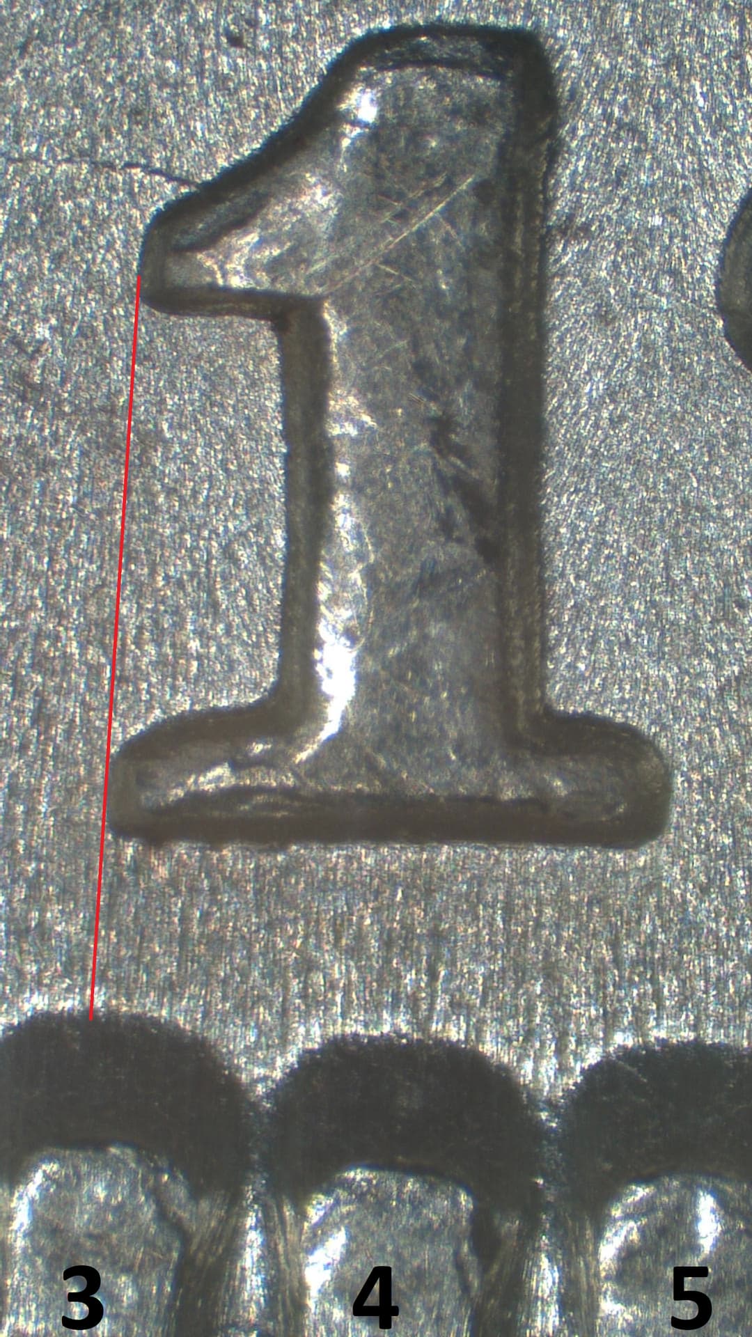 VAM Variety, Doubled Die Obverse, Repunched Date error coin