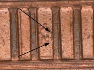 2000 Doubled Die Reverse DDR-010