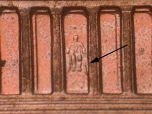 2003 Doubled Die Reverse DDR-008