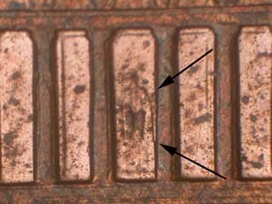 2005 Doubled Die Reverse DDR-039