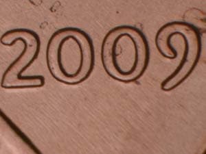 2009 Doubled Die Obverse DDO-002