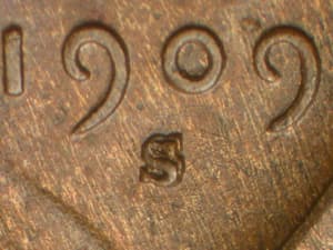 1909-S Repunched Mintmark RPM-001