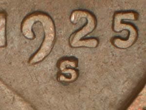 1925-S Repunched Mintmark RPM-006