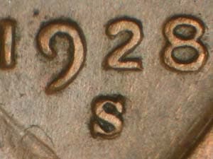 1928-S Repunched Mintmark RPM-002