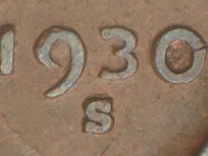 1930-S Repunched Mintmark RPM-005
