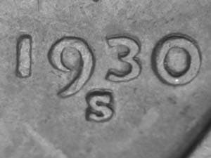 1930-S Repunched Mintmark RPM-006