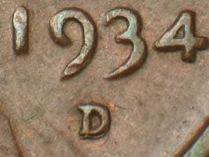 1934-D Repunched Mintmark RPM-003