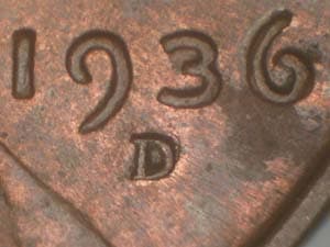 1936-D Repunched Mintmark RPM-002