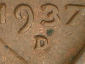 1937-D Repunched Mintmark RPM-001