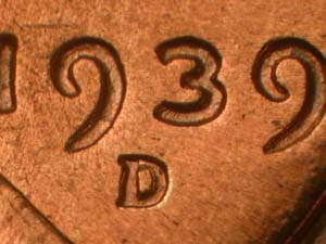 1939-D Repunched Mintmark RPM-002