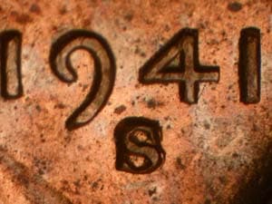 1941-S Repunched Mintmark RPM-005