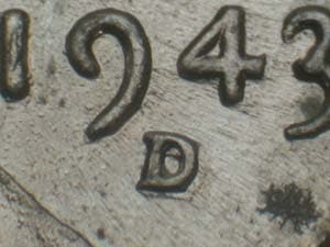 1943-D Repunched Mintmark RPM-009