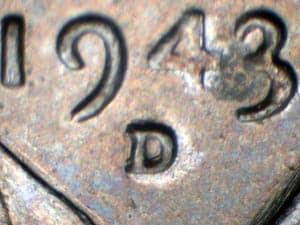 1943-D Repunched Mintmark RPM-015
