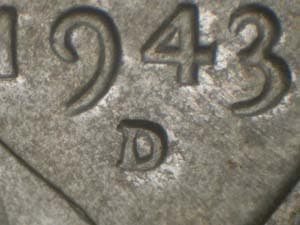 1943-D Repunched Mintmark RPM-022
