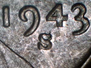 1943-S Repunched Mintmark RPM-007