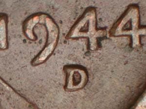 1944-D Repunched Mintmark RPM-006