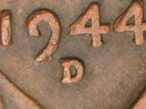 1944-D Repunched Mintmark RPM-012