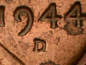 1944-D Repunched Mintmark RPM-015