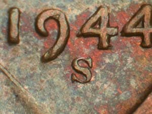 1944-S Repunched Mintmark RPM-008