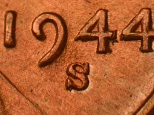 1944-S Repunched Mintmark RPM-010