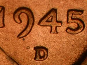 1945-D Repunched Mintmark RPM-007