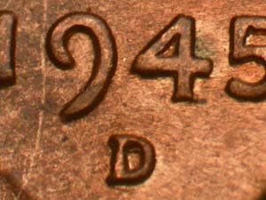 1945-D Repunched Mintmark RPM-009