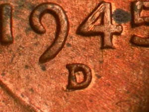 1945-D Repunched Mintmark RPM-013