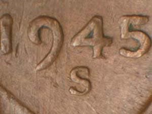 1945-S Repunched Mintmark RPM-003