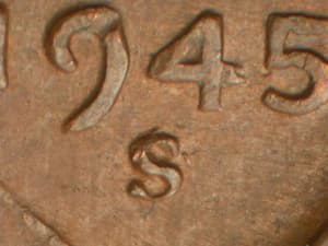 1945-S Repunched Mintmark RPM-005